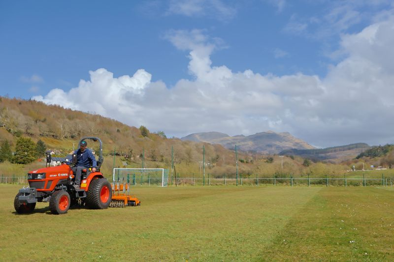Kubota EK1-261 proves the perfect match for CPD Penrhyndeudraeth FC