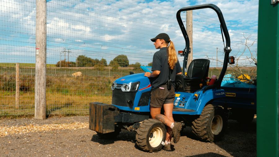 ISEKI tractors help care for the bears at Jimmy’s Farm & Wildlife Park