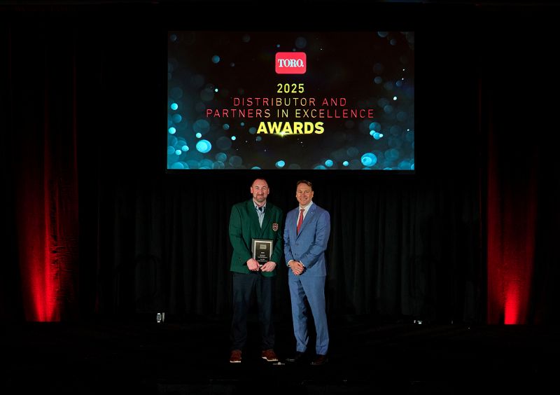 Toro&rsquo;s Green Blazer Award goes to Reesink&rsquo;s Jon Cole 