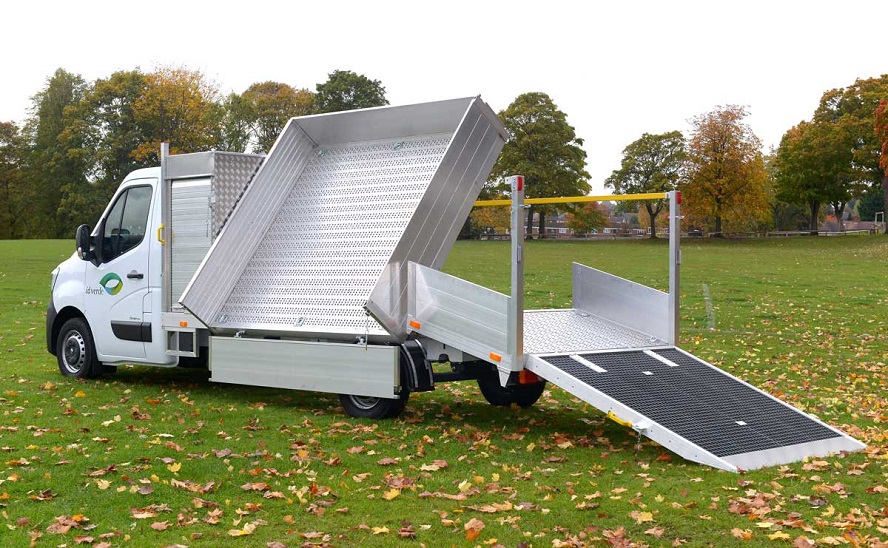 Transportation vehicles from LCVT at Groundsfest 2025