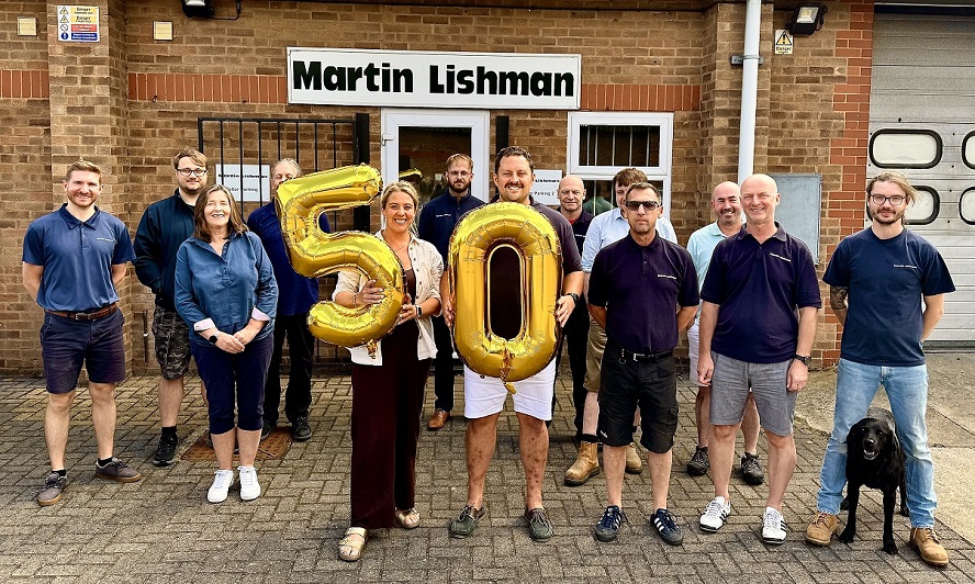 Martin Lishman Ltd celebrates 50 years of innovation