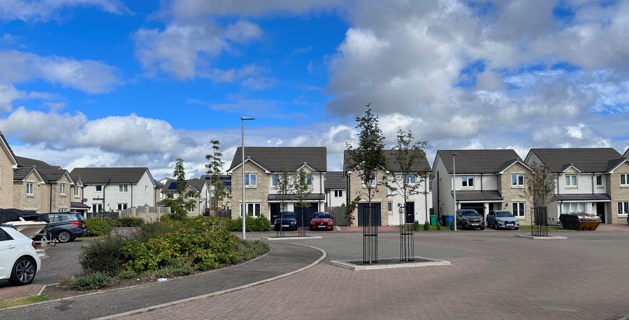 Green-tech aids increase in biodiversity and water management of new homes project