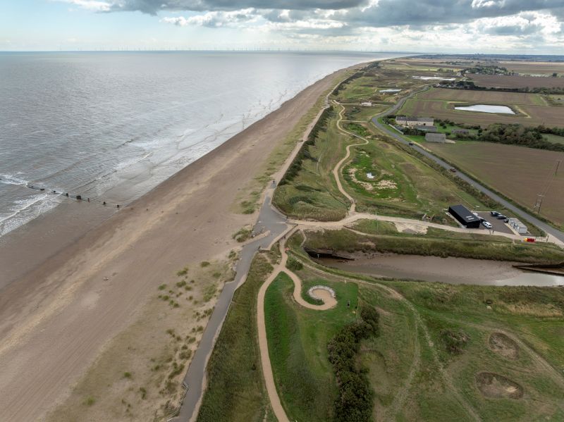 Former golf course reborn as major new coastal nature reserve for the National Trust