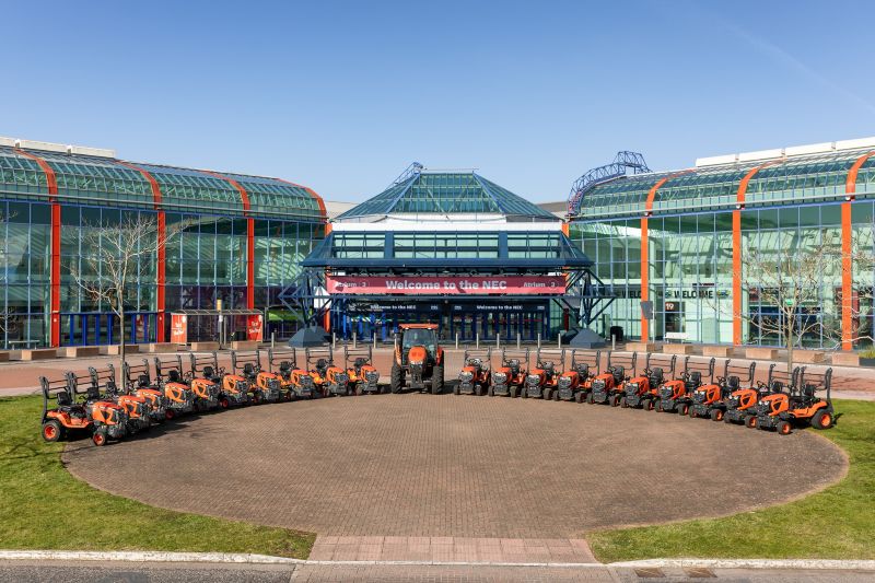 The show goes on with Kubota fleet at The NEC