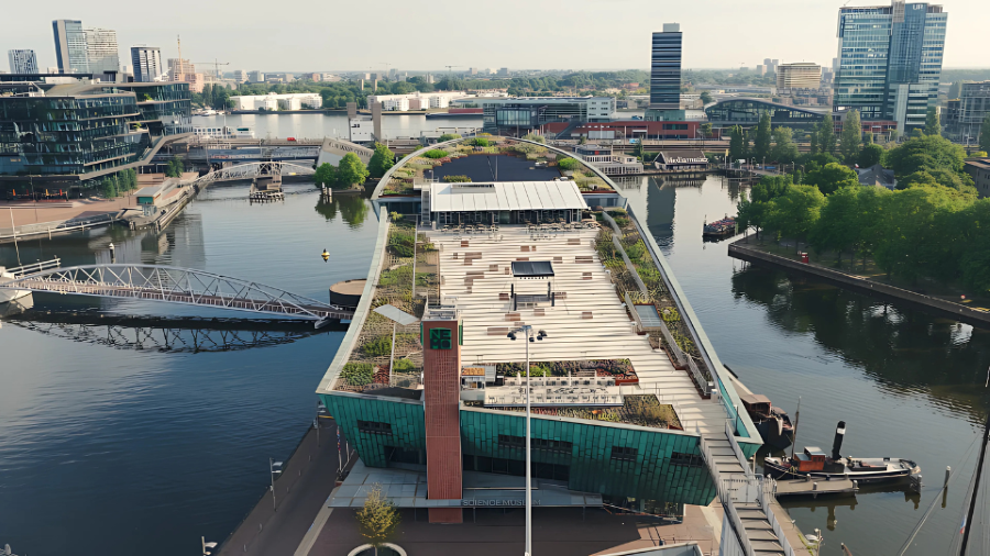 Accoya decking elevates Amsterdam’s NEMO science museum rooftop to new heights                                                                           