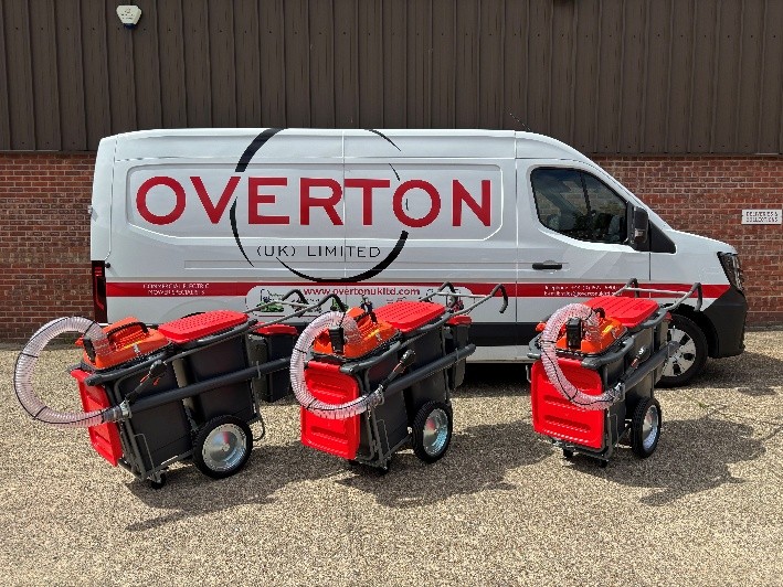 Overton Street Barrow vacuums for Runnymede BC and VEOLIA