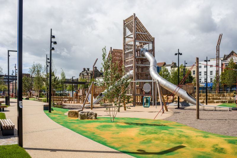 Transformation complete at &pound;23m waterfront urban park 