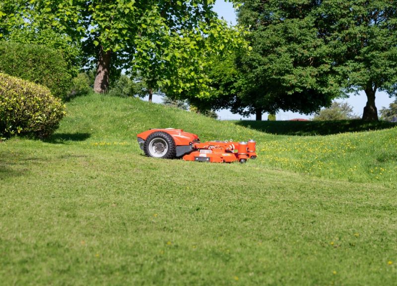 Smarter turf management with semi-autonomous mowing