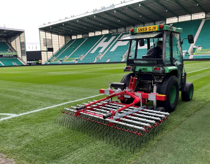 Hibernian FC invests in Redexim Verti-Rake to enhance pitch quality
