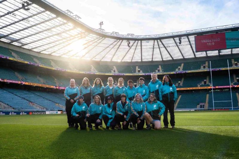 Fifteen women lead the pitch prep for a historic World Cup win