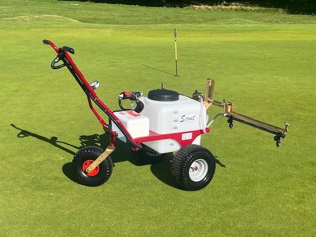 The Team Sprayers Scout - a precision pedestrian sprayer designed for sports turf excellence