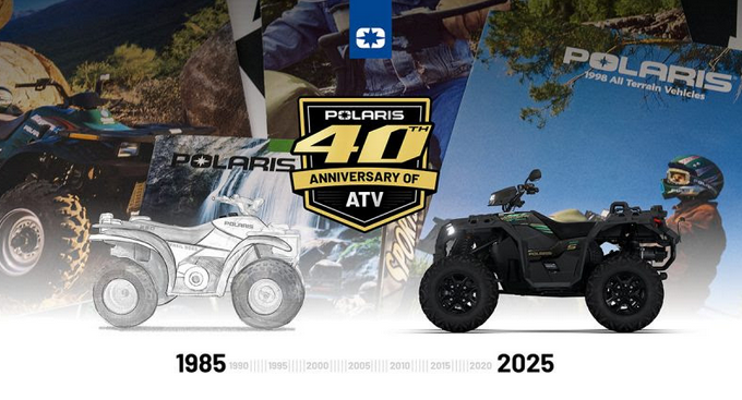 Celebrating 40 years of Polaris ATVs