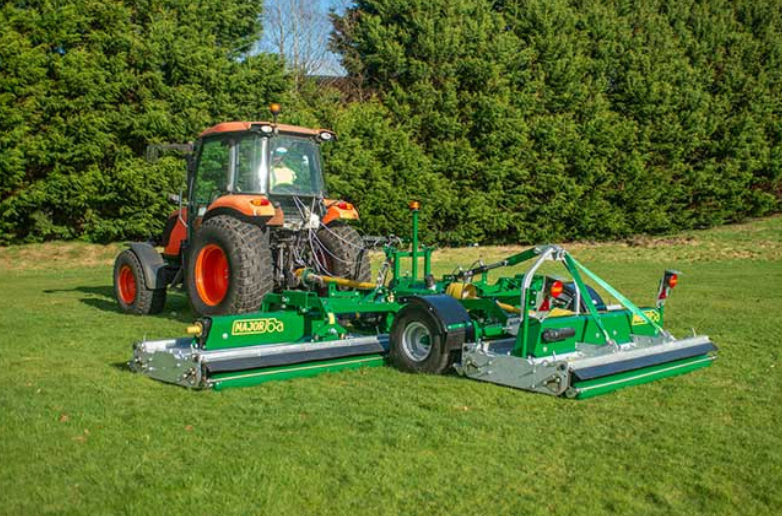 Major Equipment set for Groundcare Demo Day with Carrs