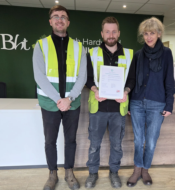 British Hardwood Tree nursery celebrates five years of plant healthy certification 