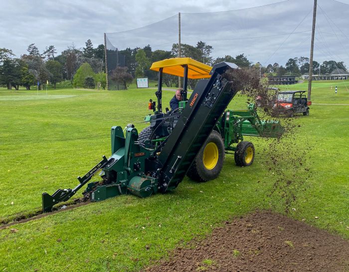 Campey adds purpose-built fairway trencher from TrenchIt to range