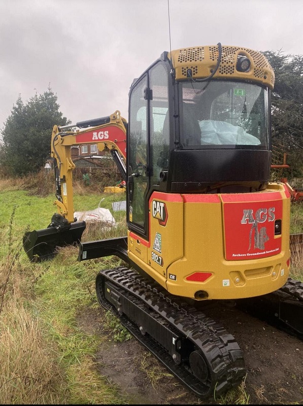 Finning help Archers futureproof operations with new Cat mini-excavator 