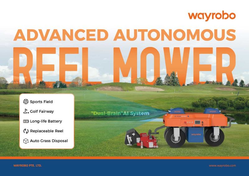 Discover Wayrobo’s new autonomous reel mower at GroundsFest 2025