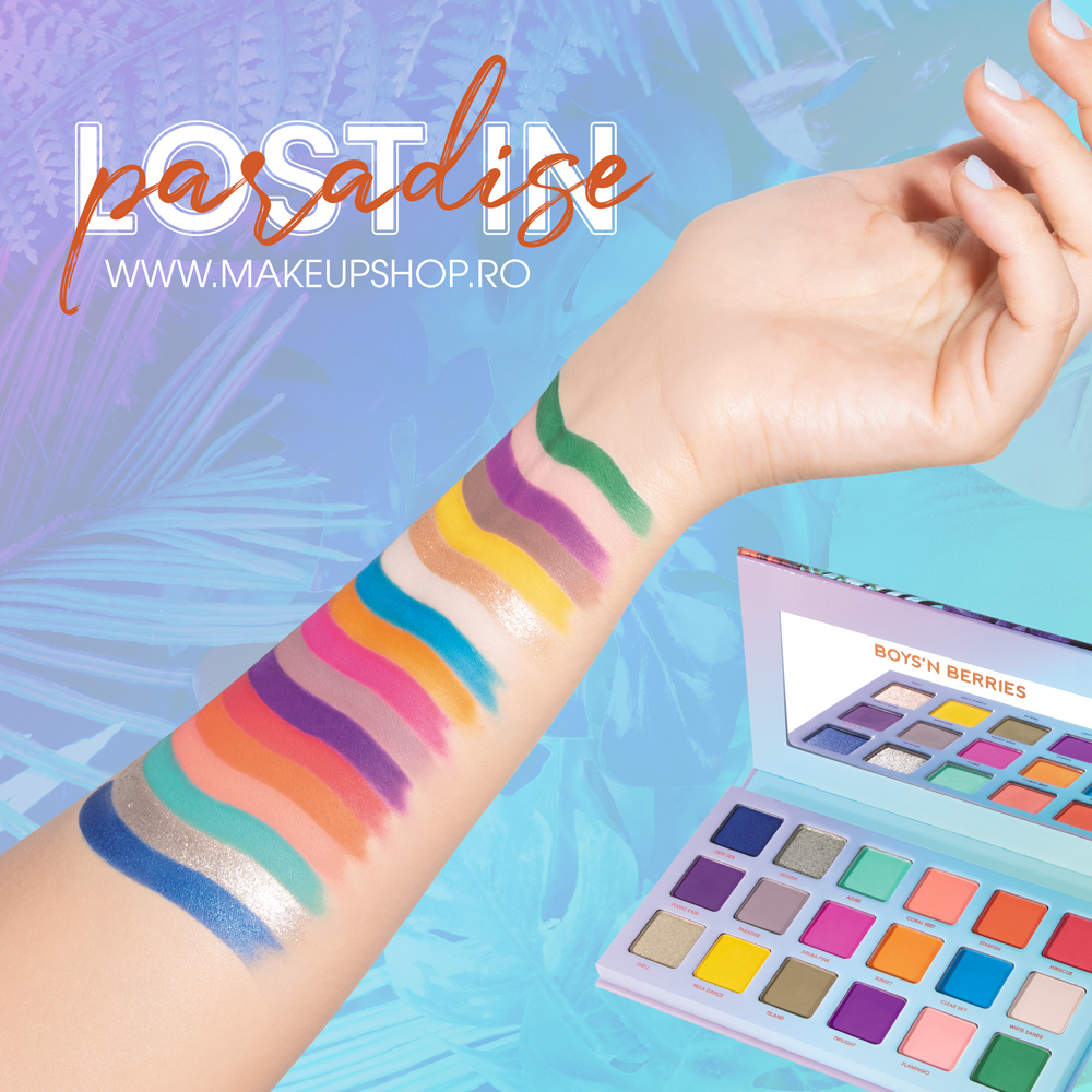 Paleta farduri Boys`n Berries Lost in Paradise Eyeshadow Palette