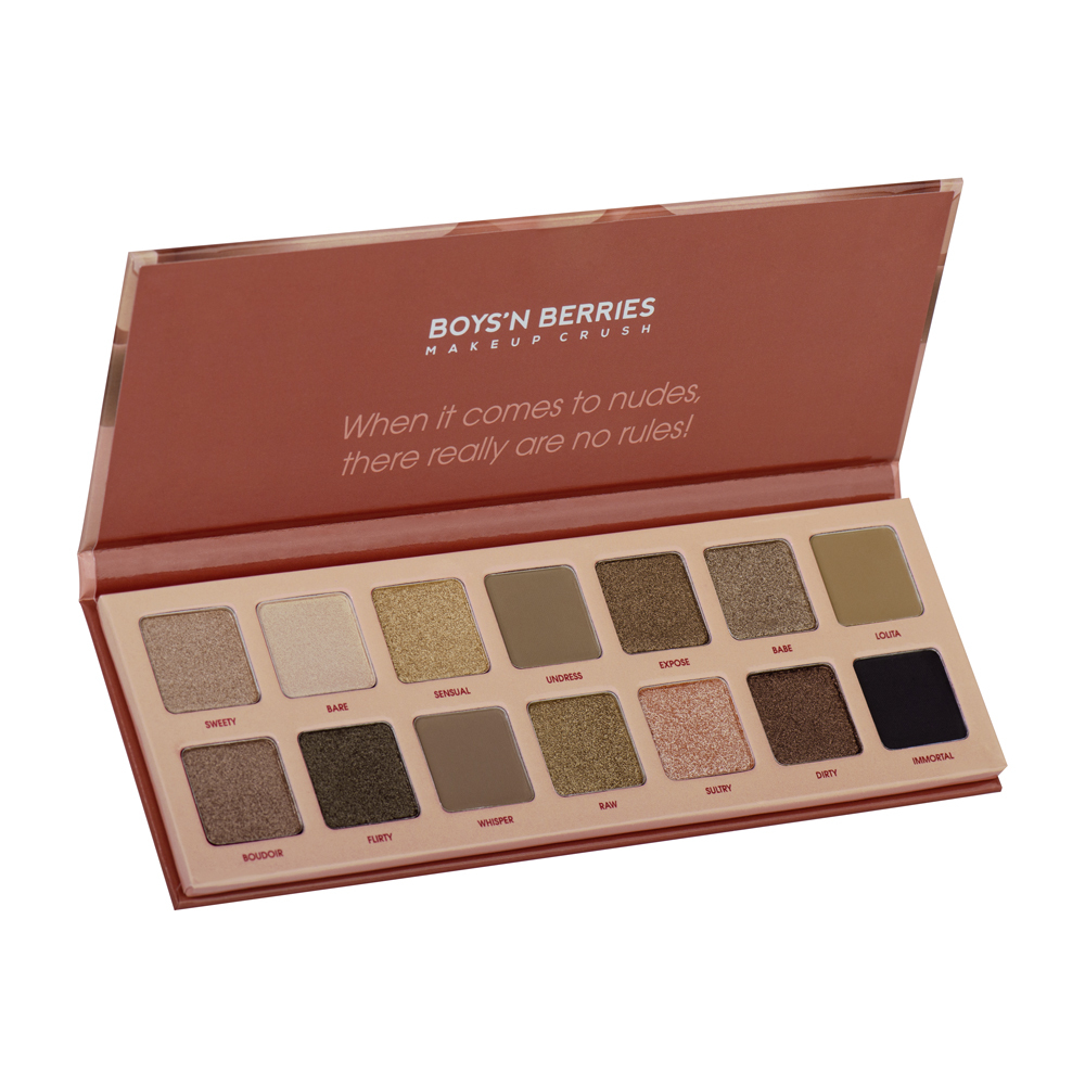 Paleta farduri Boys`n Berries 14K Pro Eyeshadow Palette Nudelicious