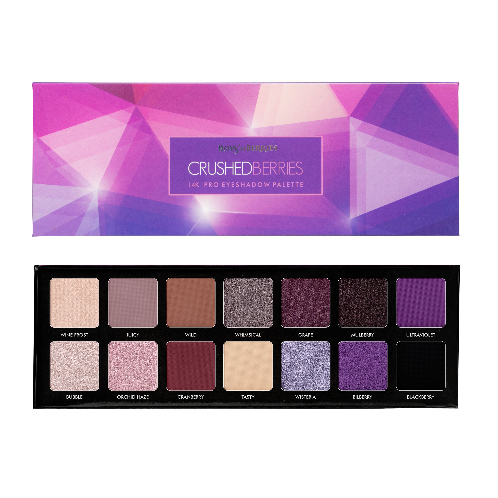 Paleta farduri Boys`n Berries 14K Pro Eyeshadow Palette Crushed Berries