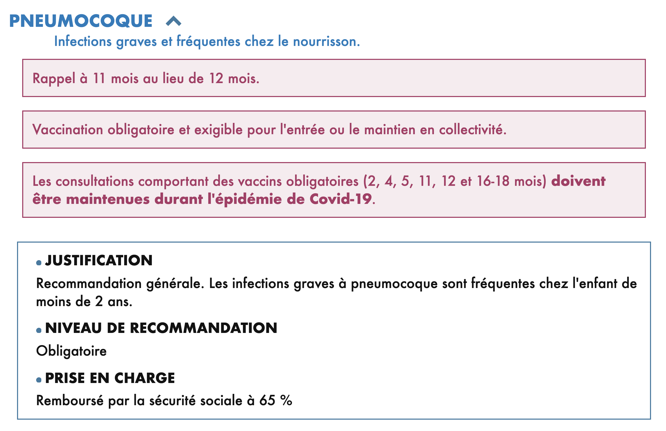 Vaccination contre le pneumocoque en situation