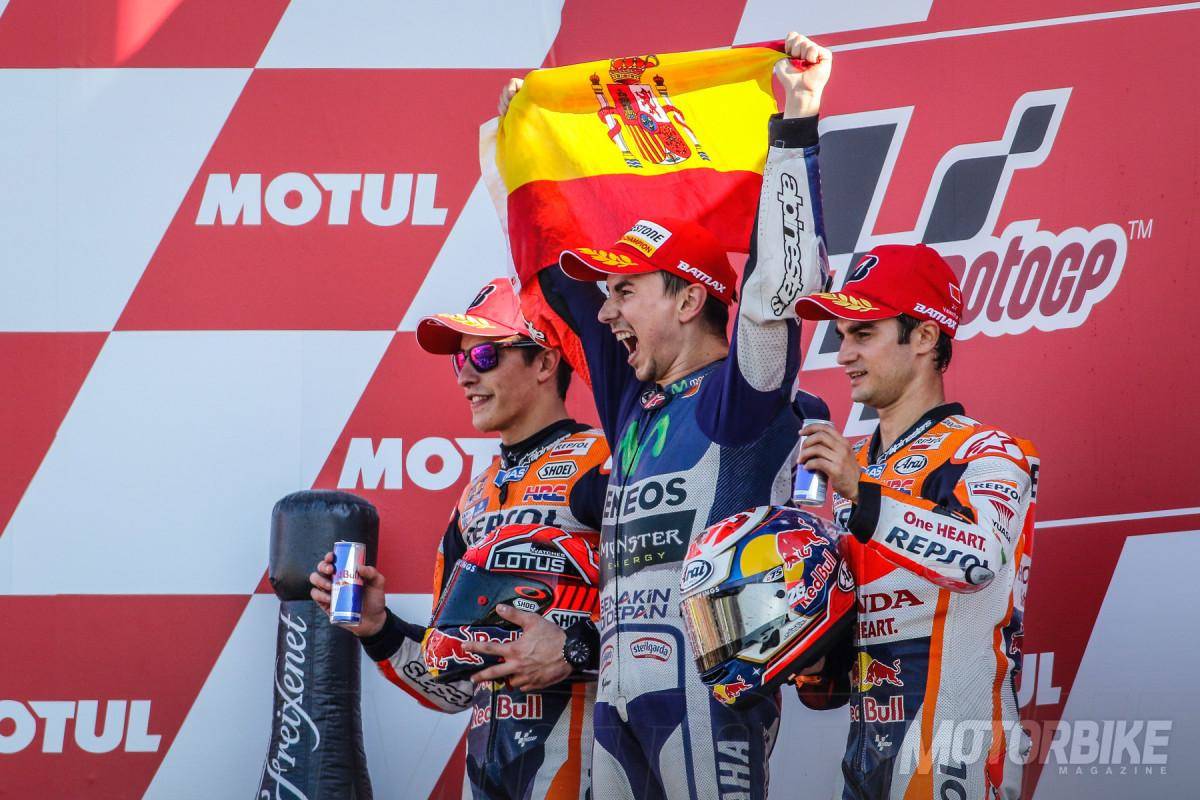 Jorge Lorenzo: «La polémica no va a empañar un título que merecemos completamente» 5 MBKweb_Lorenzo_Valencia-2015_5