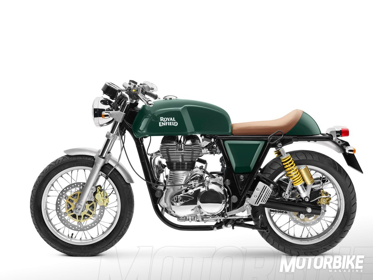 Royal Enfield: Cinco nuevos colores para la gama 2016 7 royal enfield GT Continental 535 Green