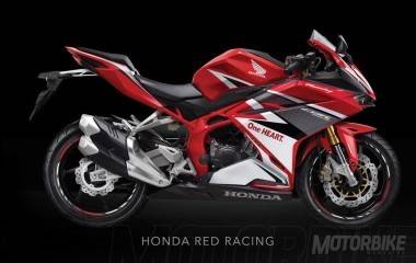 Honda CBR300RR 2017 Color rojo