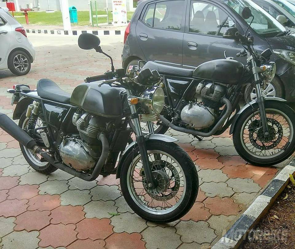 BikeLeaks. Nuevas Royal Enfield 750: Variantes roadster y cafe-racer 5 Royal-Enfield-750-foto-espia