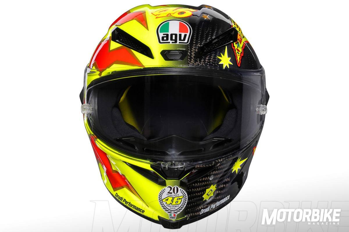 Cascos Valentino Rossi AGV lanzará una edición especial por el 20º