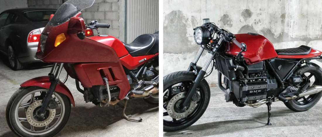 Sorprendente Transformación De Una Bmw K75 Cafe Racer Bmw K75 Rt Cafe Racer 1