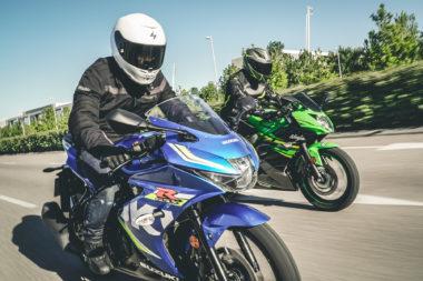 Kawasaki Ninja 125 vs Suzuki GSX R 125 18