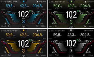 Triumph Street TripleRS 765 2020 displays