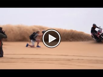 Honda Africa Twin 2020 Behind the scenes play