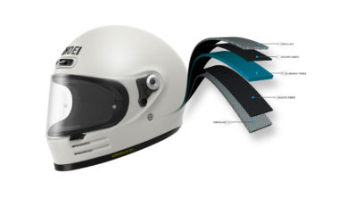 Shoei glamster casco moto capas