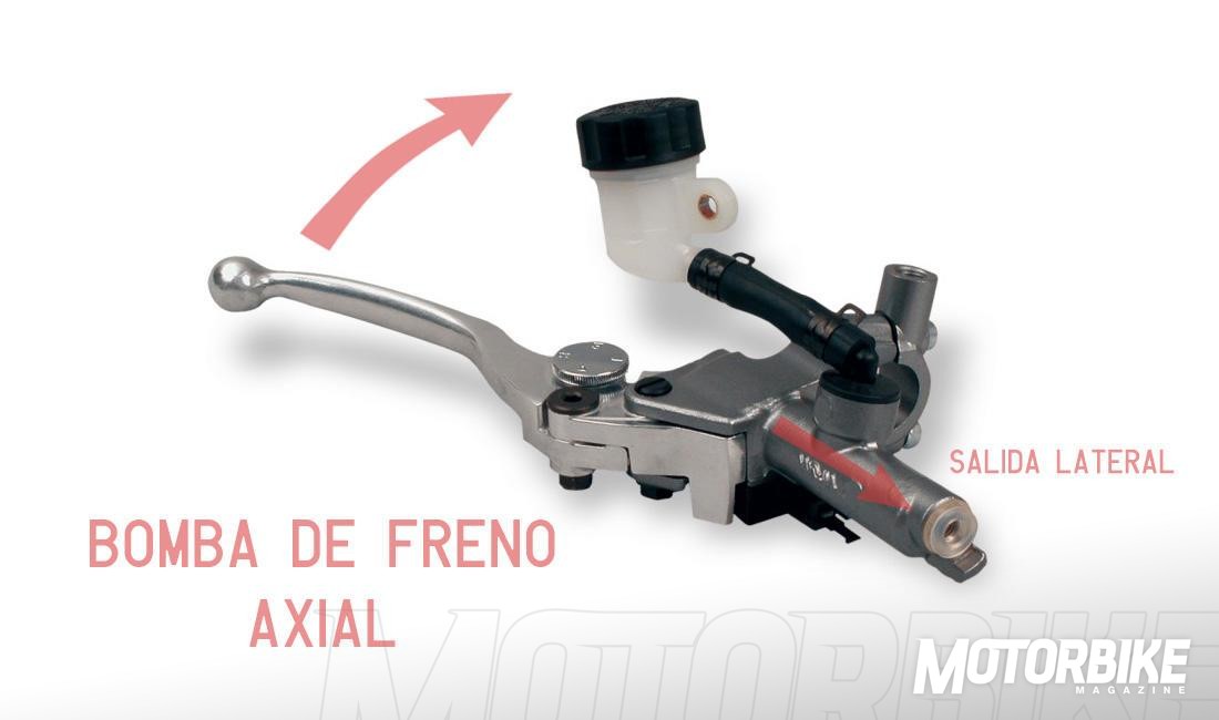 Bomba de freno de moto ¿Qué diferencia hay entre una bomba radial
