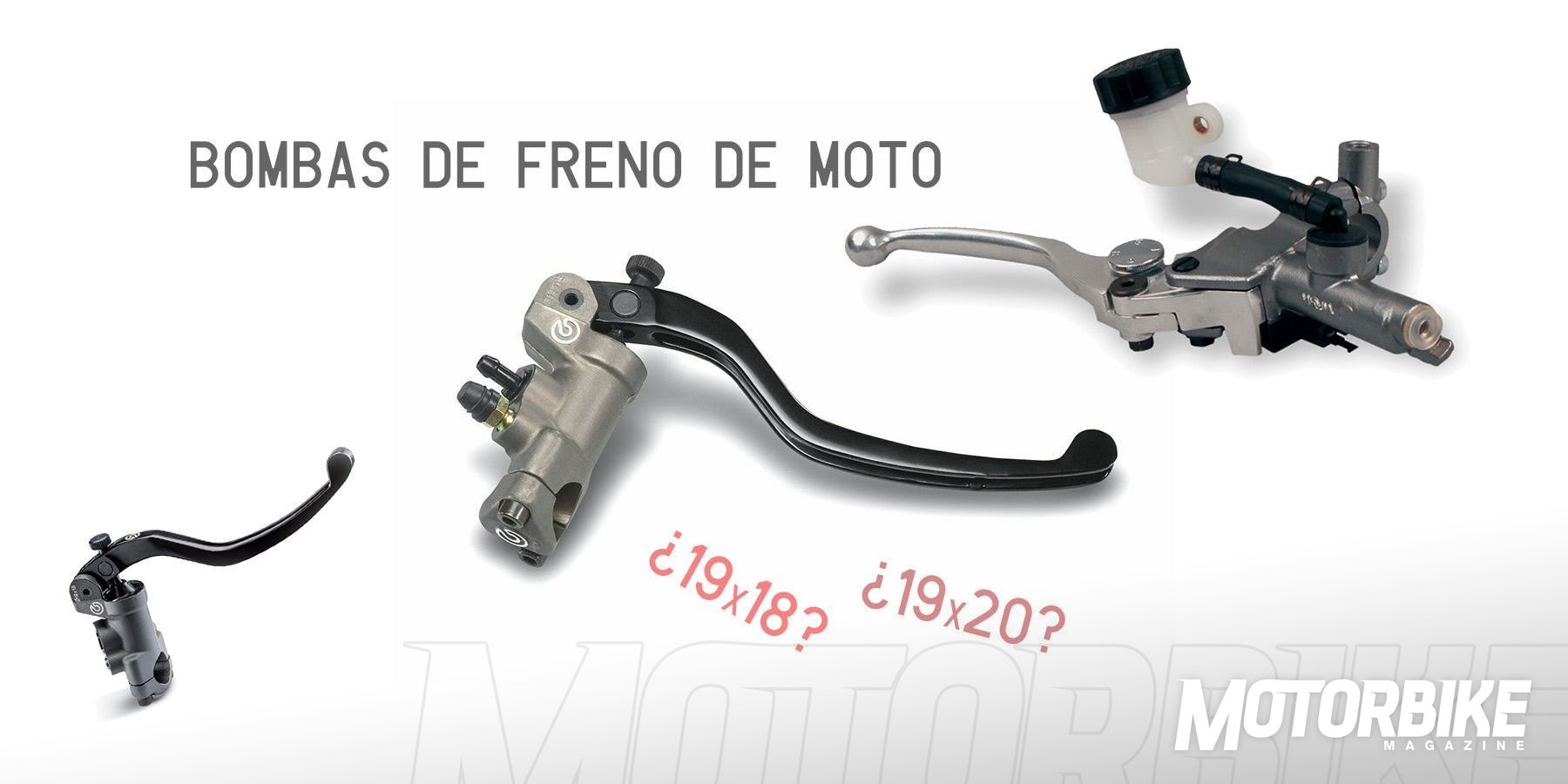 Bomba de freno de moto ¿Qué diferencia hay entre una bomba radial