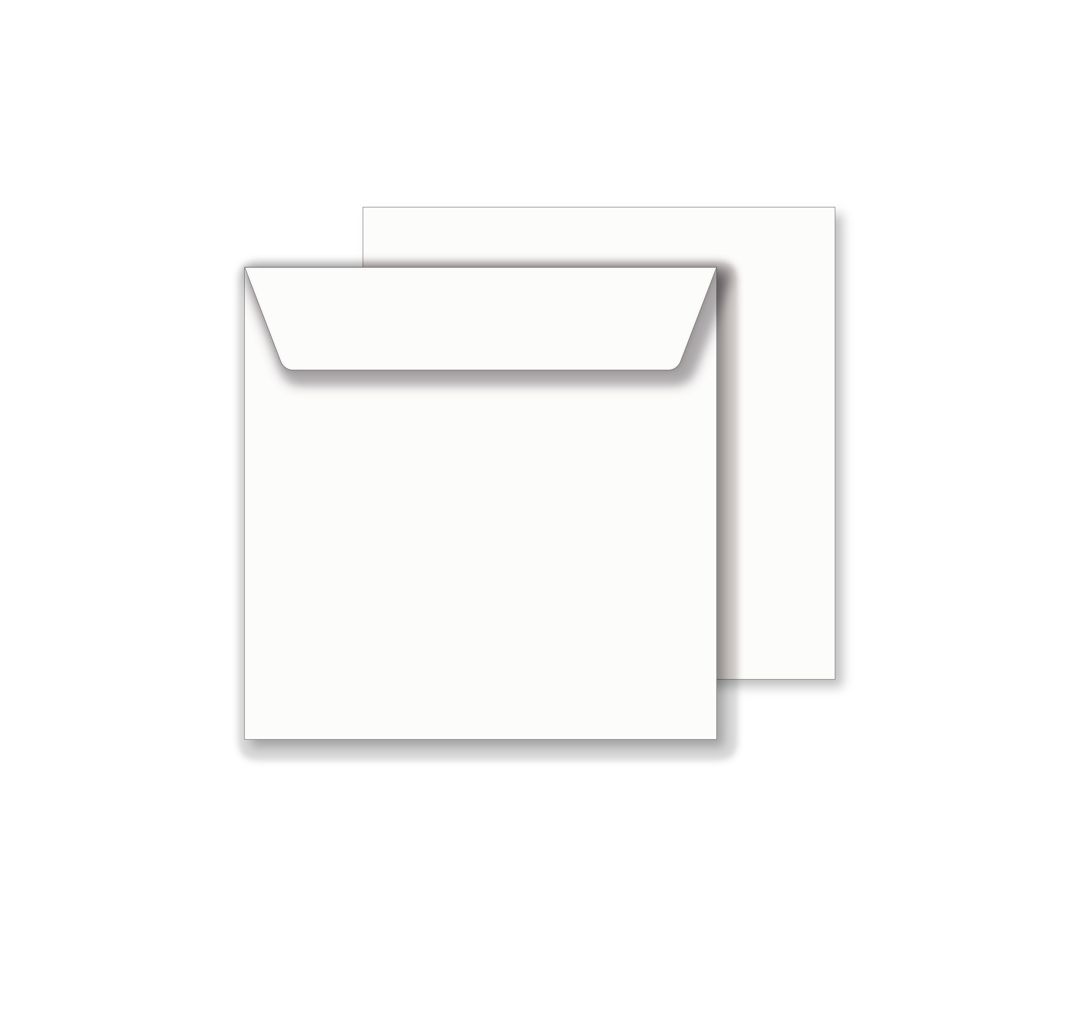 Essentials White Square Envelopes 140mm x 140mm