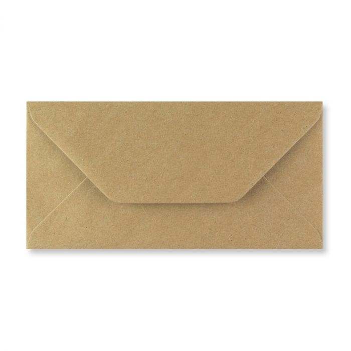 1,000 Wholesale DL Fleck Kraft Envelopes (110mm x 220mm)