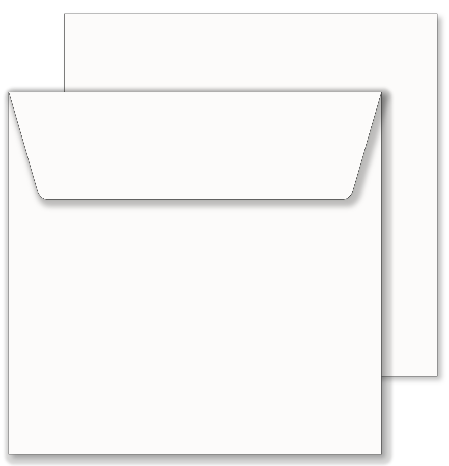 Essentials White Square Envelopes 240mm x 240mm