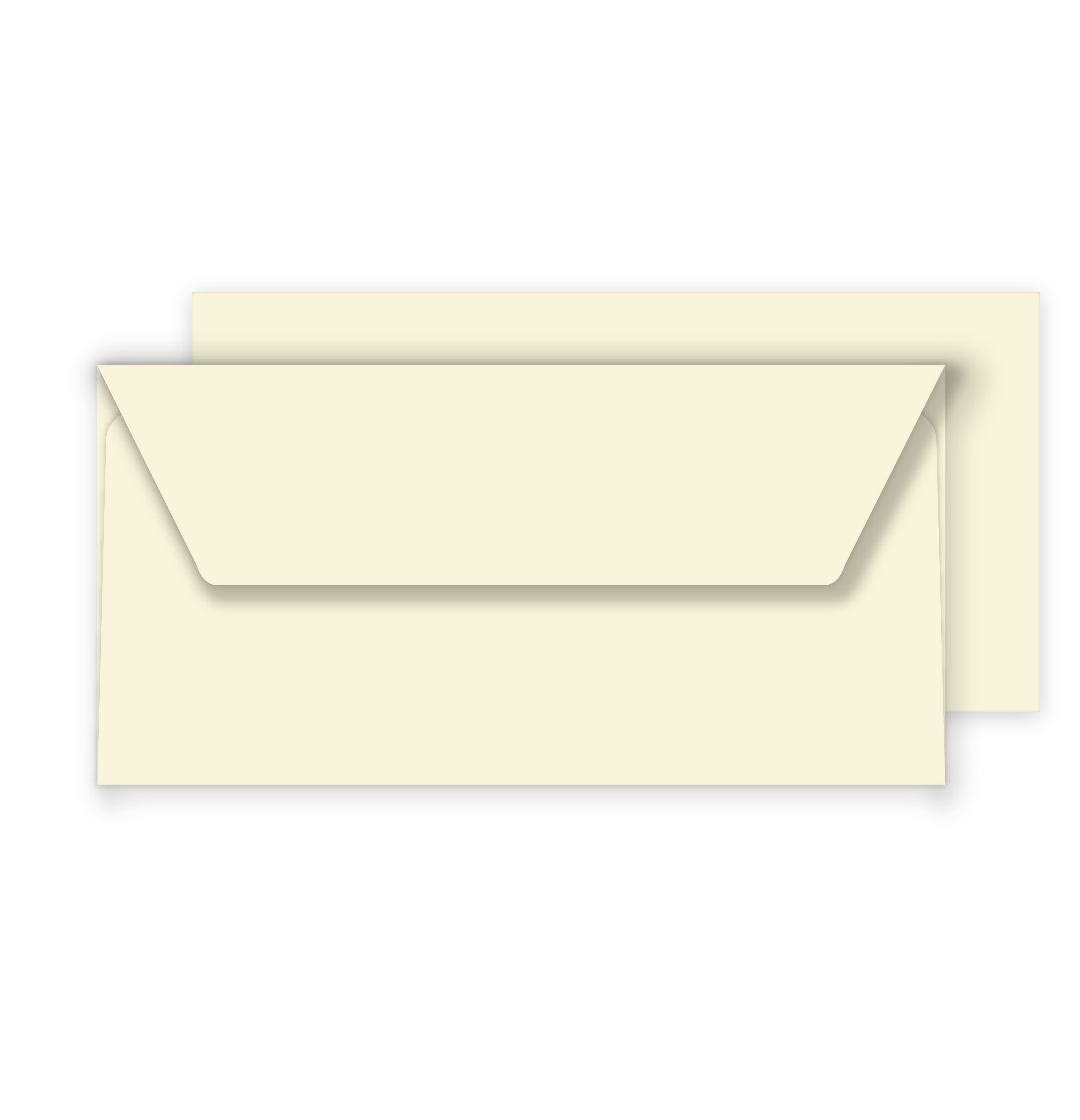Luxury DL Envelopes Ivory