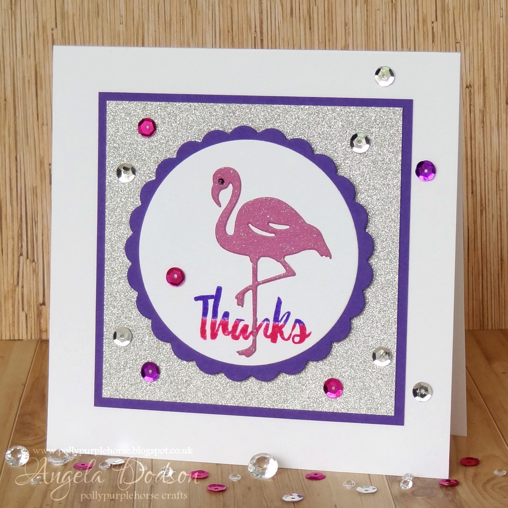 Step By Step Cardmaking Tutorial Flamingo