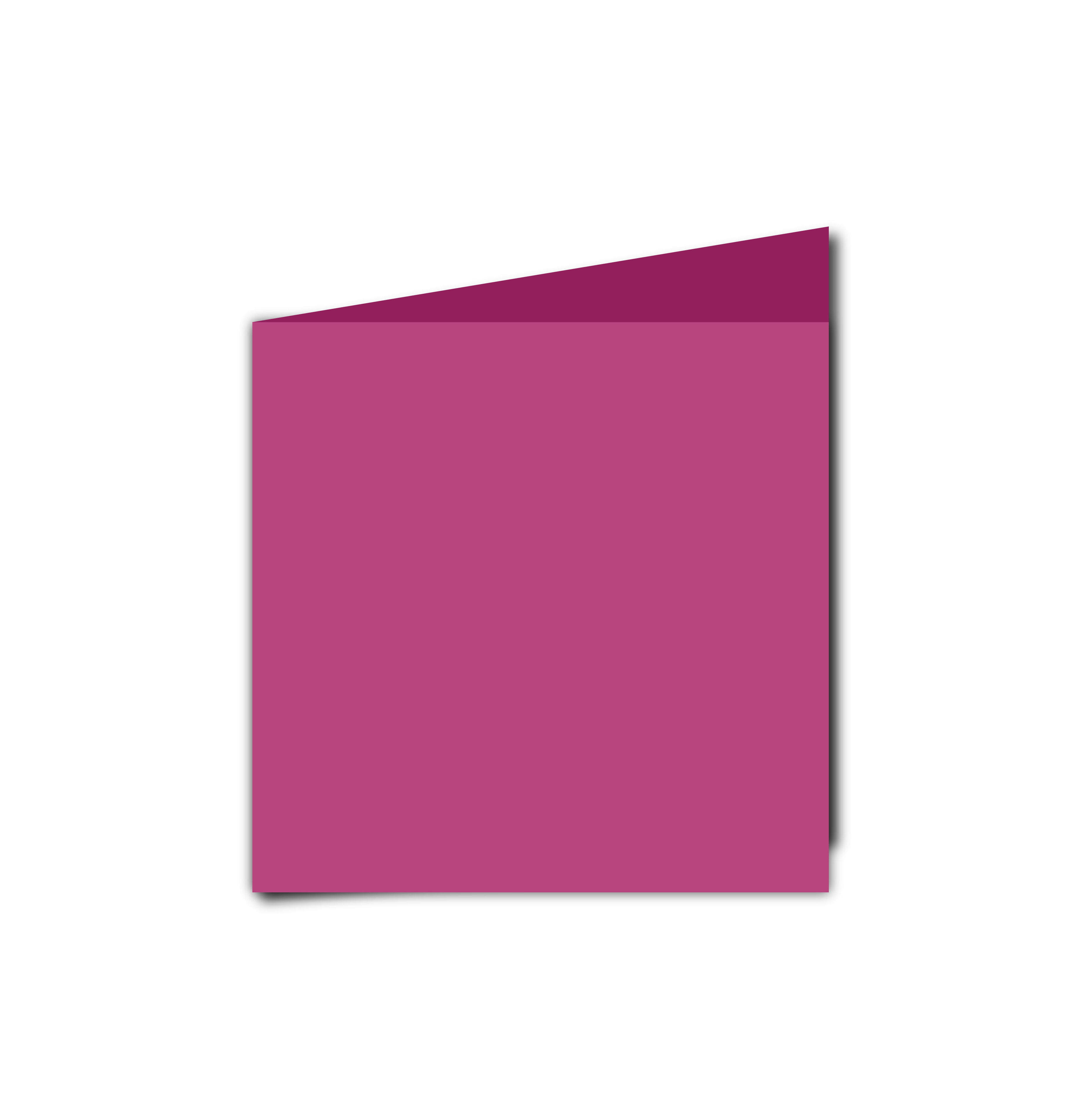 Small Square Raspberry Pink Card Blanks