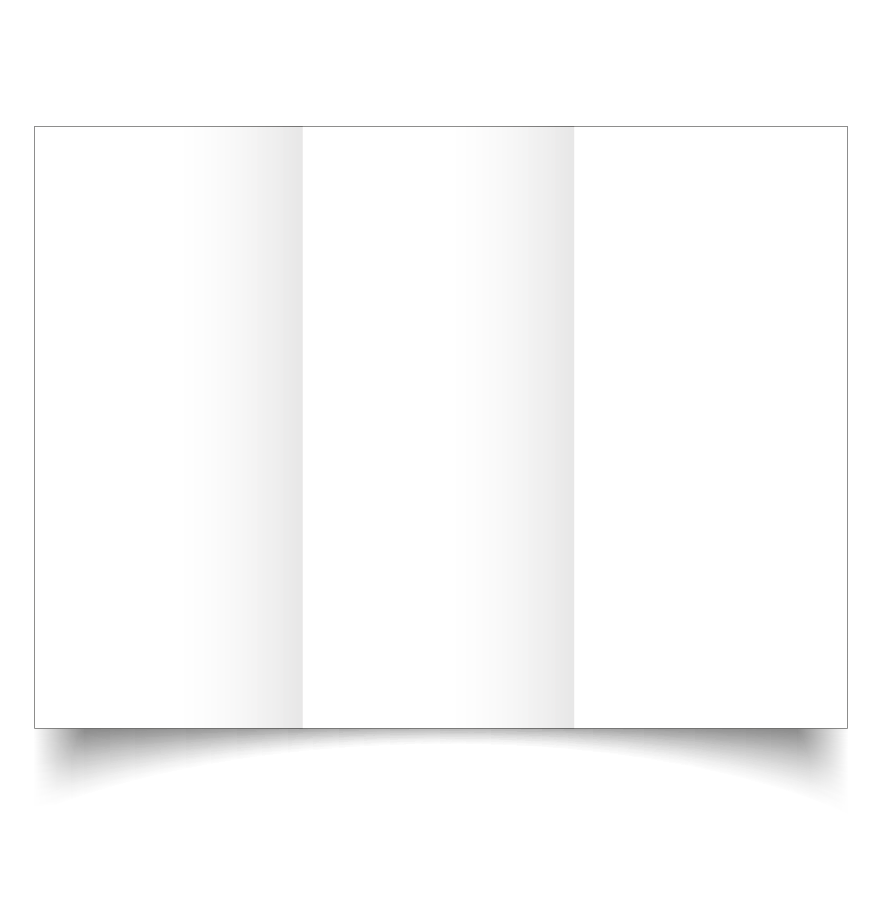 dl trifold white linen card blanks