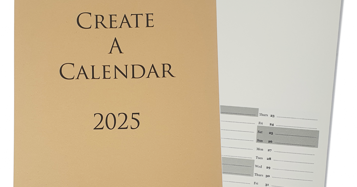 2025 CreateACalendar 2025 CreateACalendar