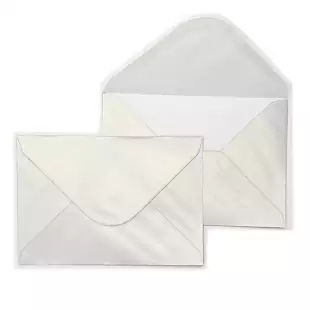 C6 Centura Pearl Snow White Envelopes