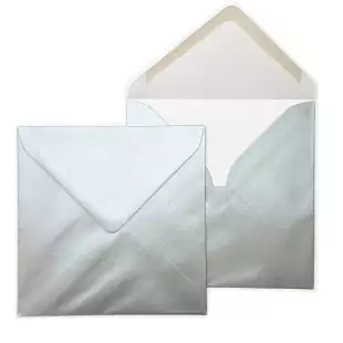 Luxury Extra Large Square Envelopes - Metallic Silver