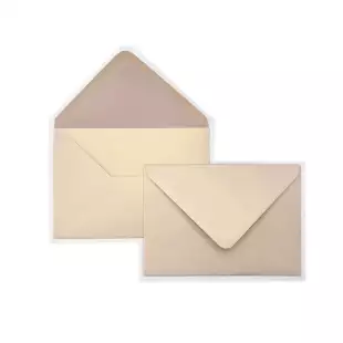 C6 Rose Gold Sirio Pearl Envelopes 125gsm