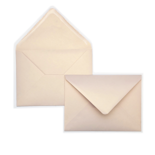 5x7 Rose Gold Sirio Pearl Envelopes 125gsm