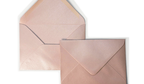 C6 Misty Rose Sirio Pearl Envelopes 125gsm